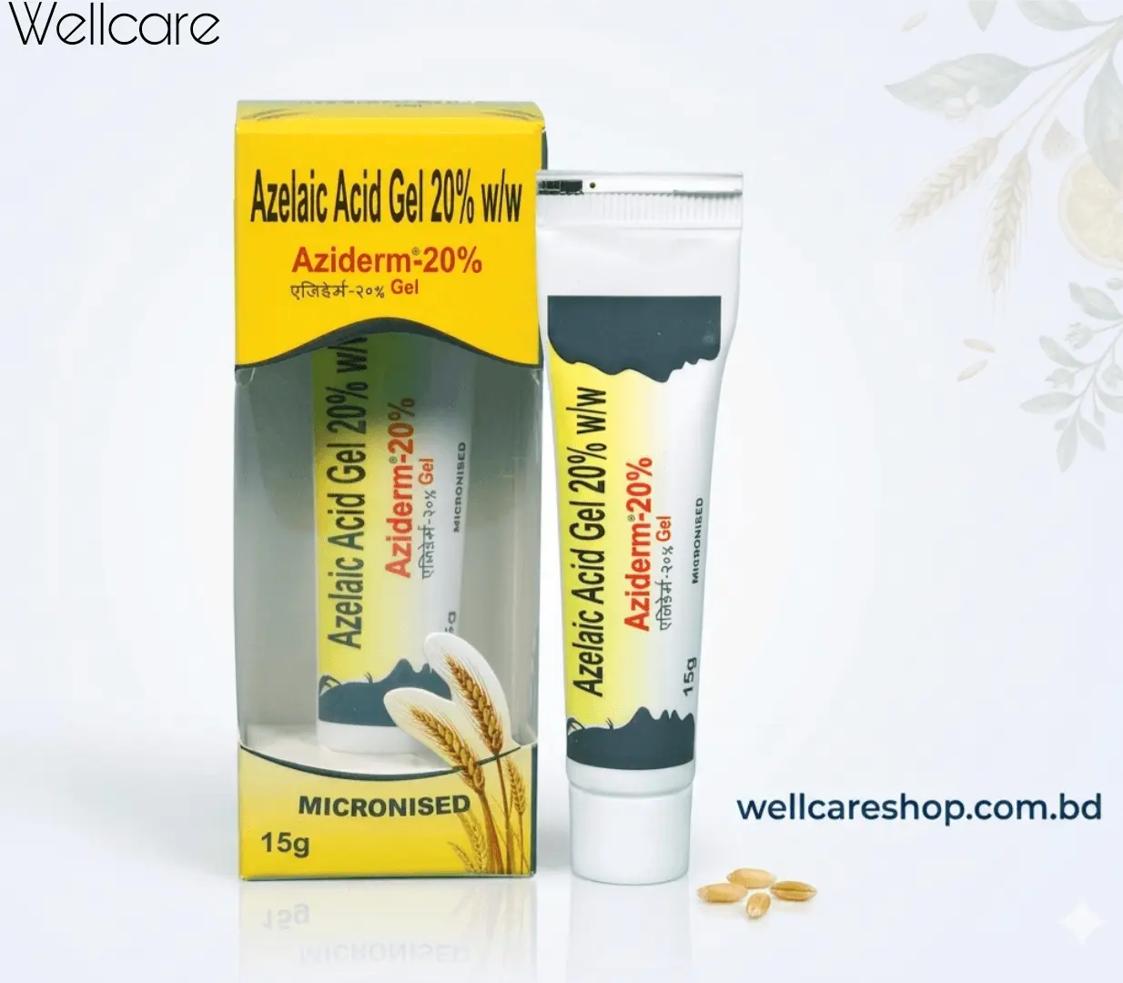 Aziderm 20% Gel 15gm