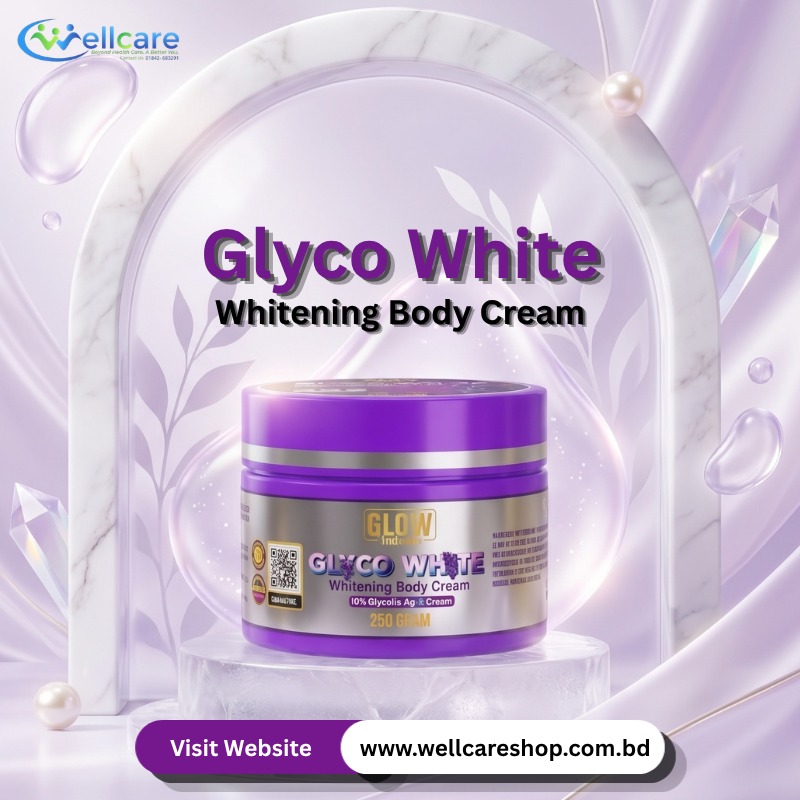 Glyco White Whitening Body Cream for Naturally Glowing Skin