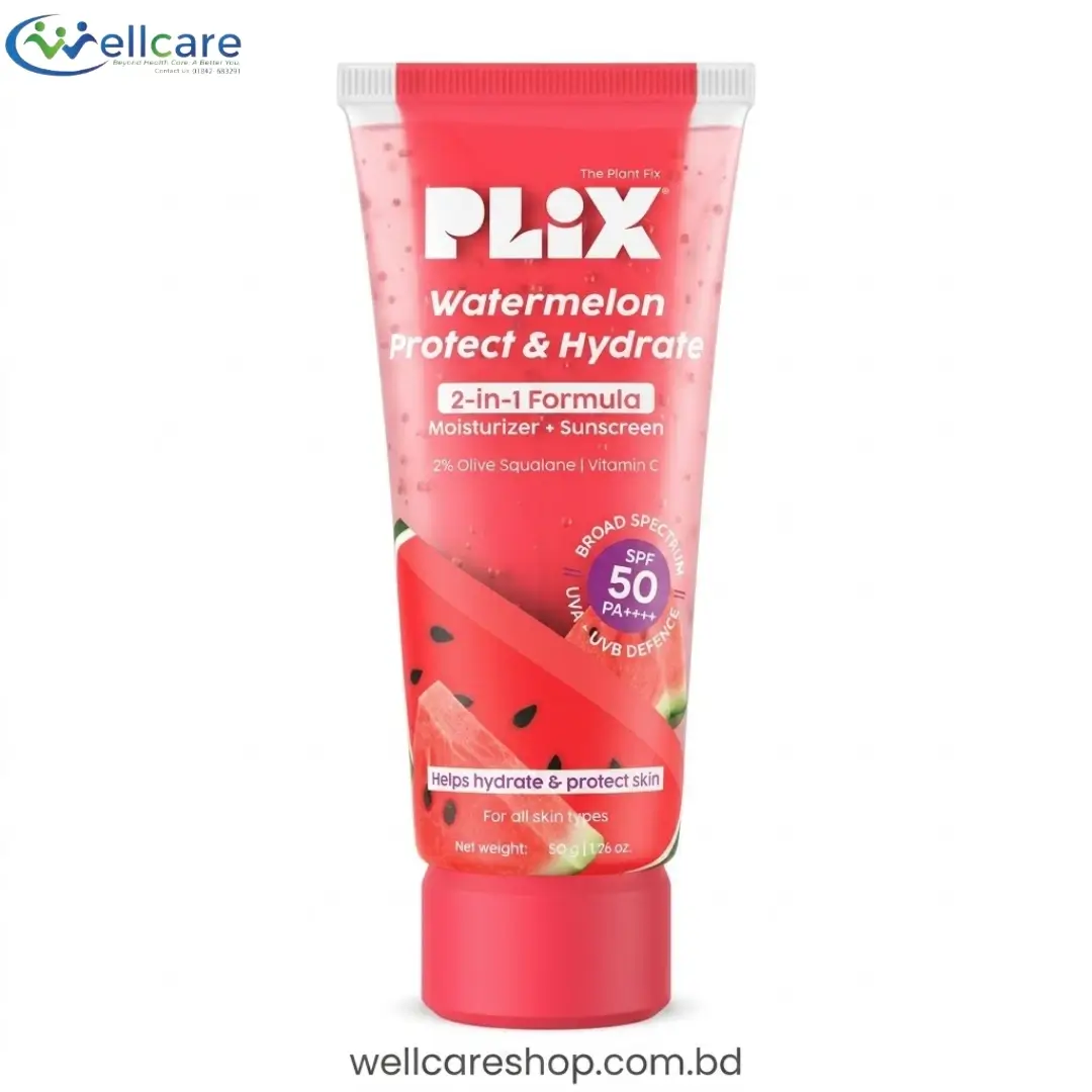 Plix Watermelon Protect & Hydrate 2-in-1 Moisturizer + Sunscreen 50g